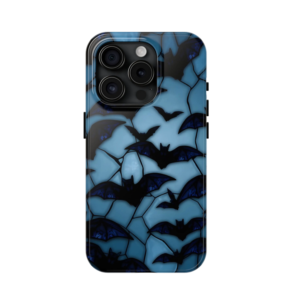 Blue Bat Pattern throwbackcases