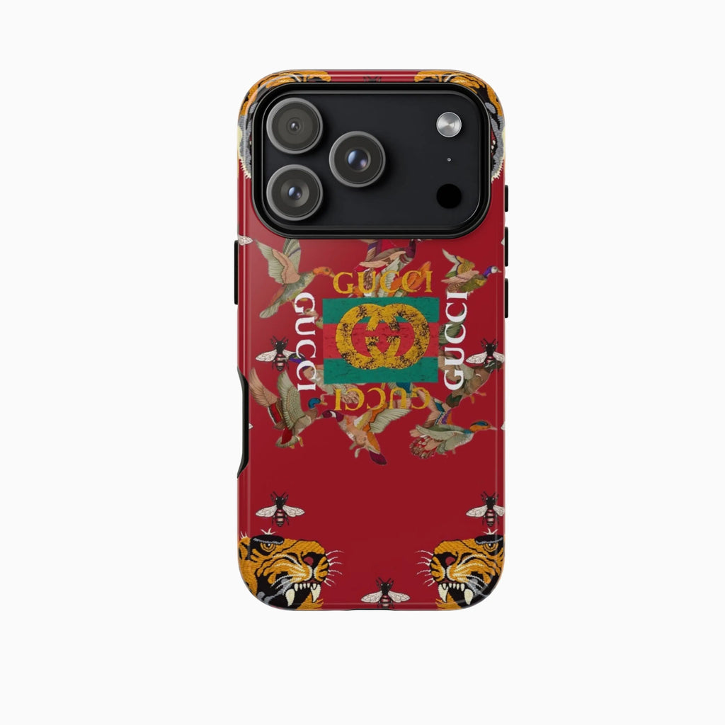 Tiger Luxe Red throwbackcases