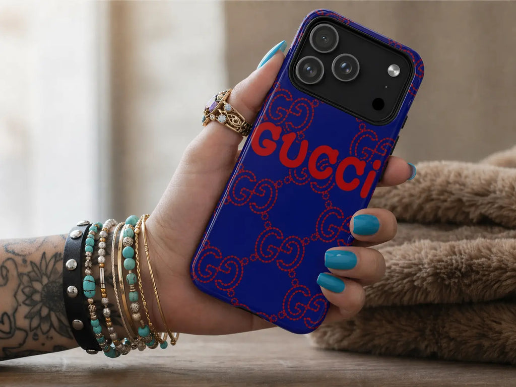 Royal Blue Monogram throwbackcases