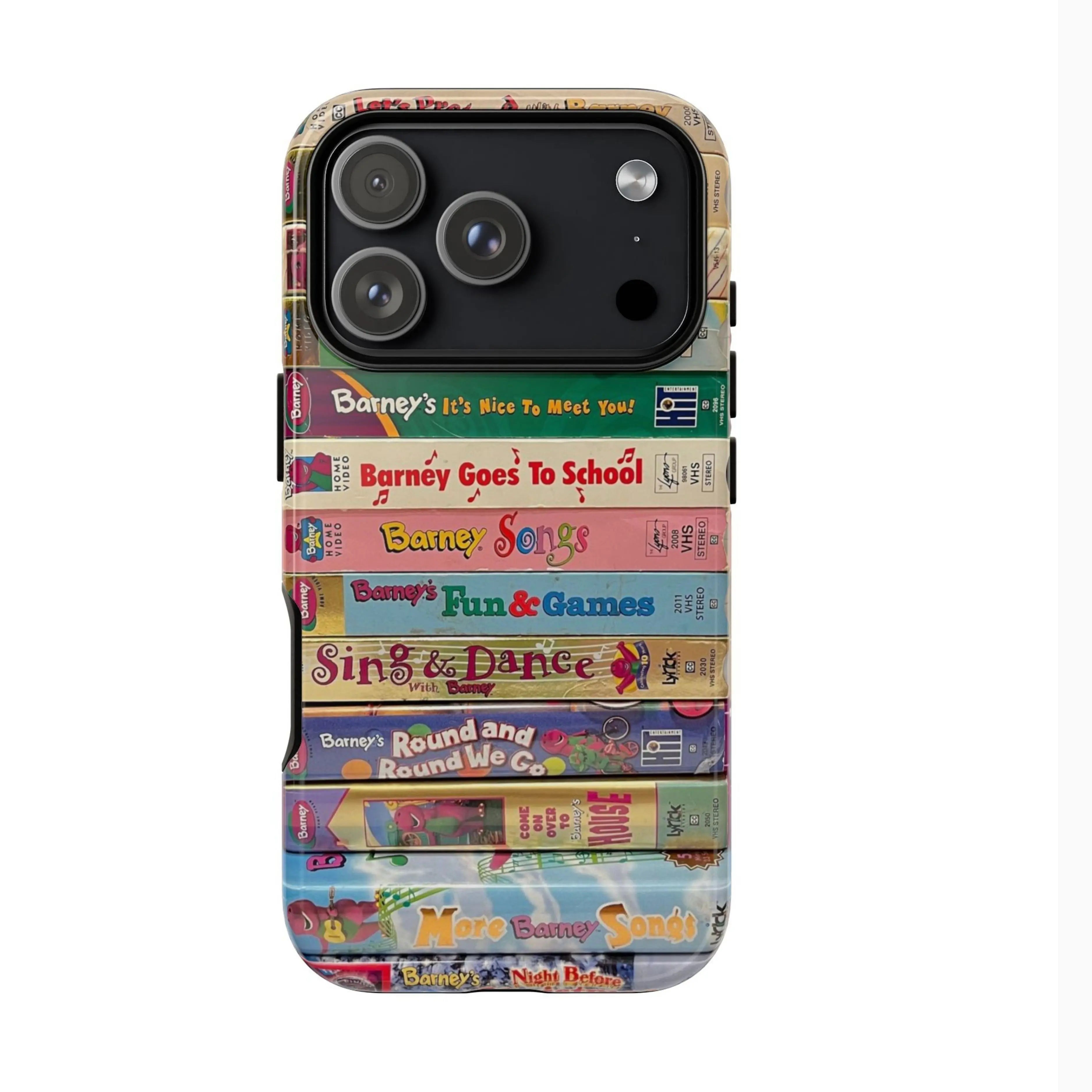 Barney VHS Stack throwbackcases