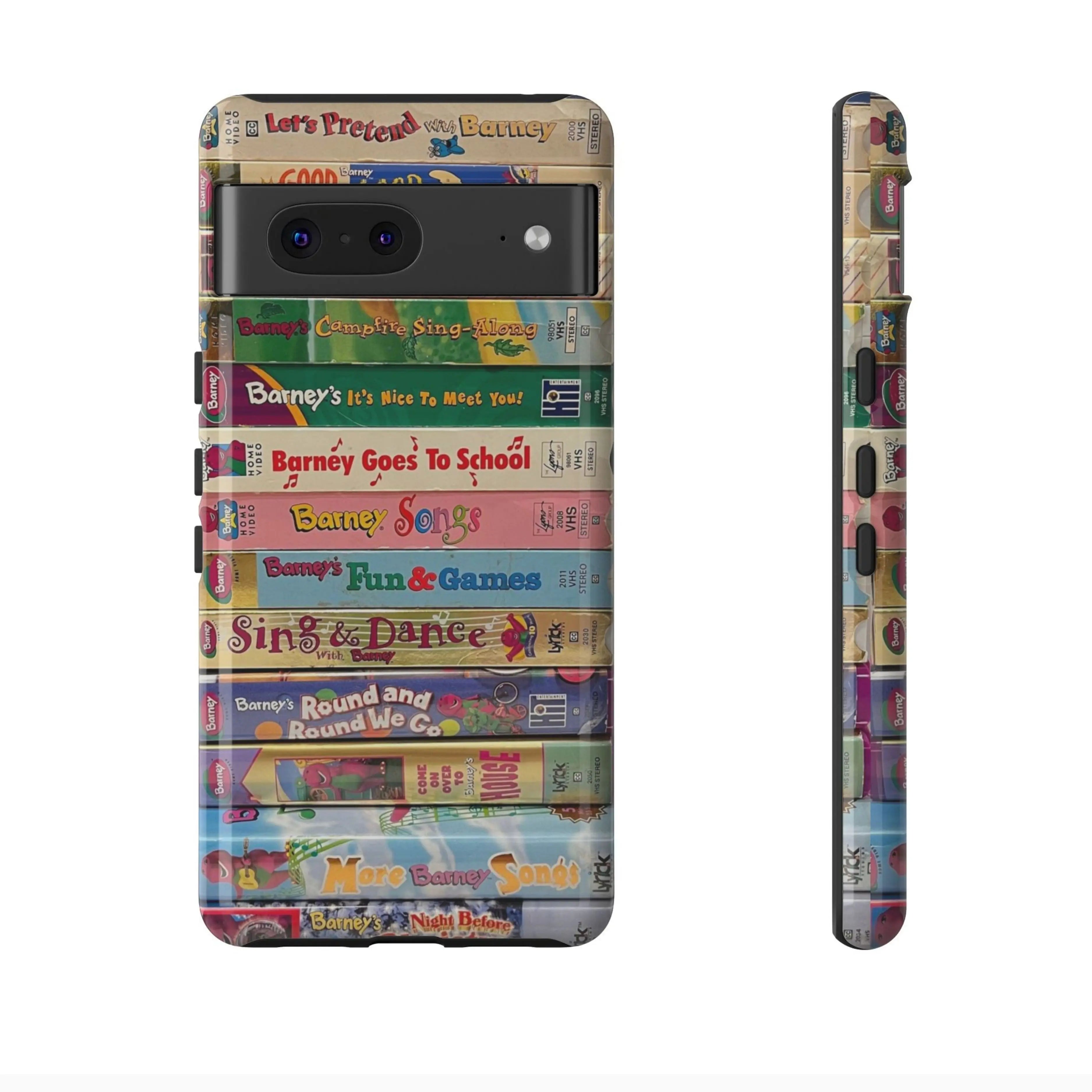 Barney VHS Stack throwbackcases