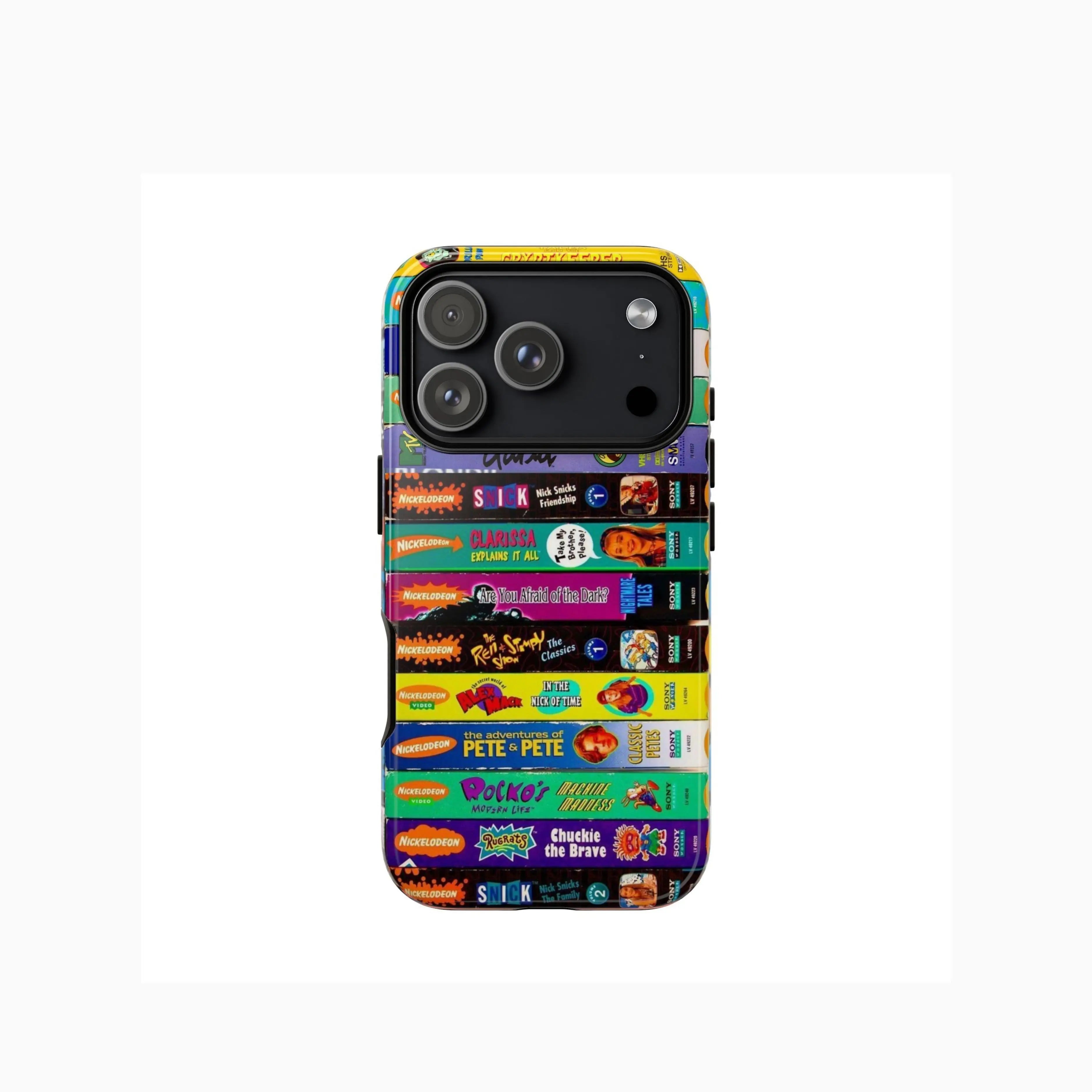 90s Nickelodeon VHS throwbackcases
