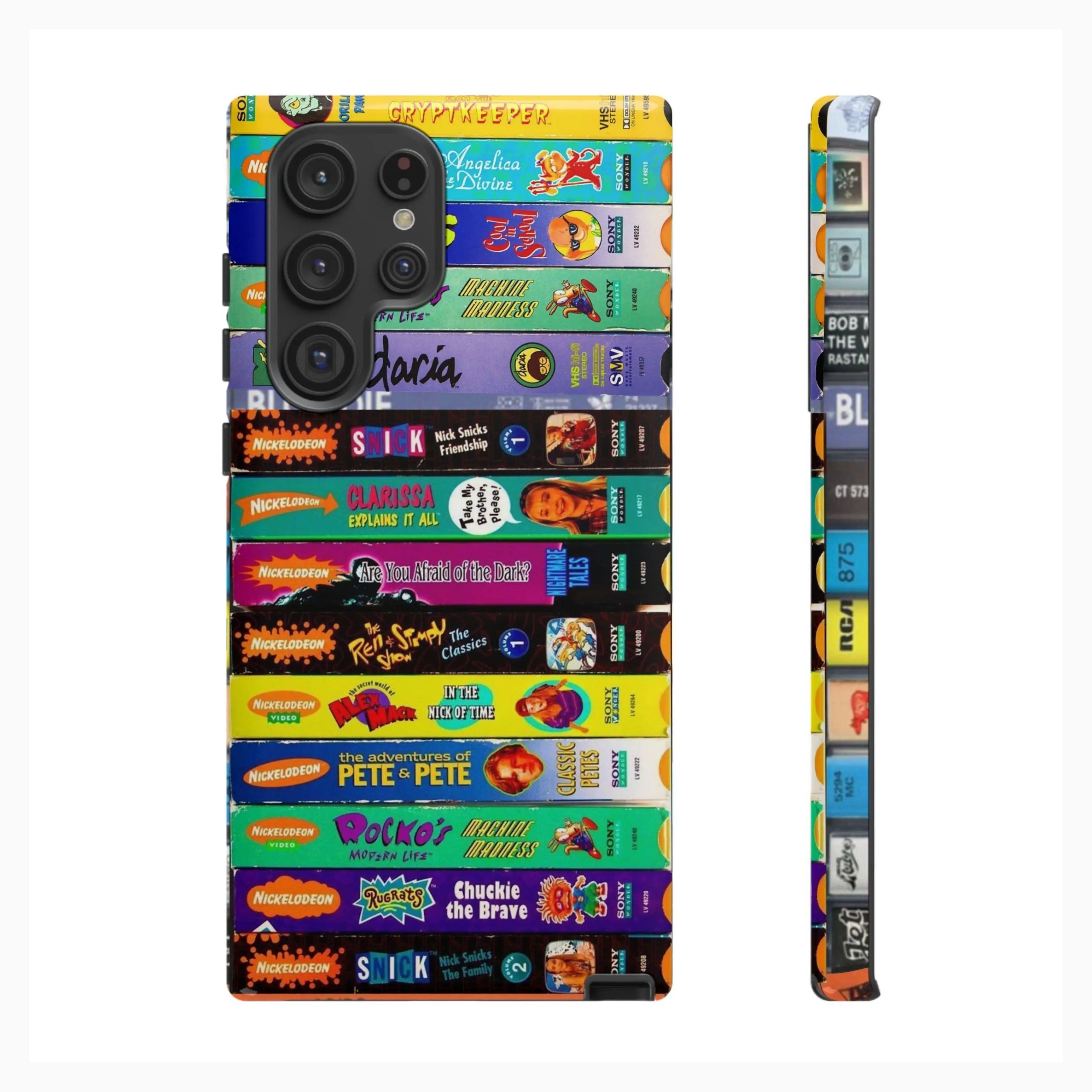 90s Nickelodeon VHS throwbackcases