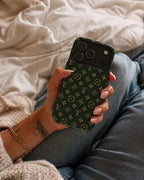 Green Monogram Case Throwback Cases