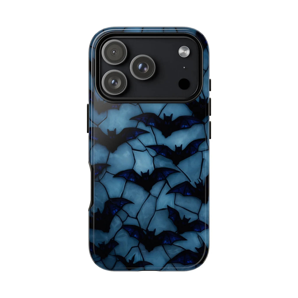 Blue Bat Pattern throwbackcases
