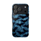 Blue Bat Pattern throwbackcases