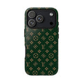 Green Monogram Case Throwback Cases