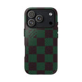Green Checkerboard throwbackcases