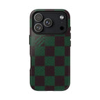 Green Checkerboard throwbackcases