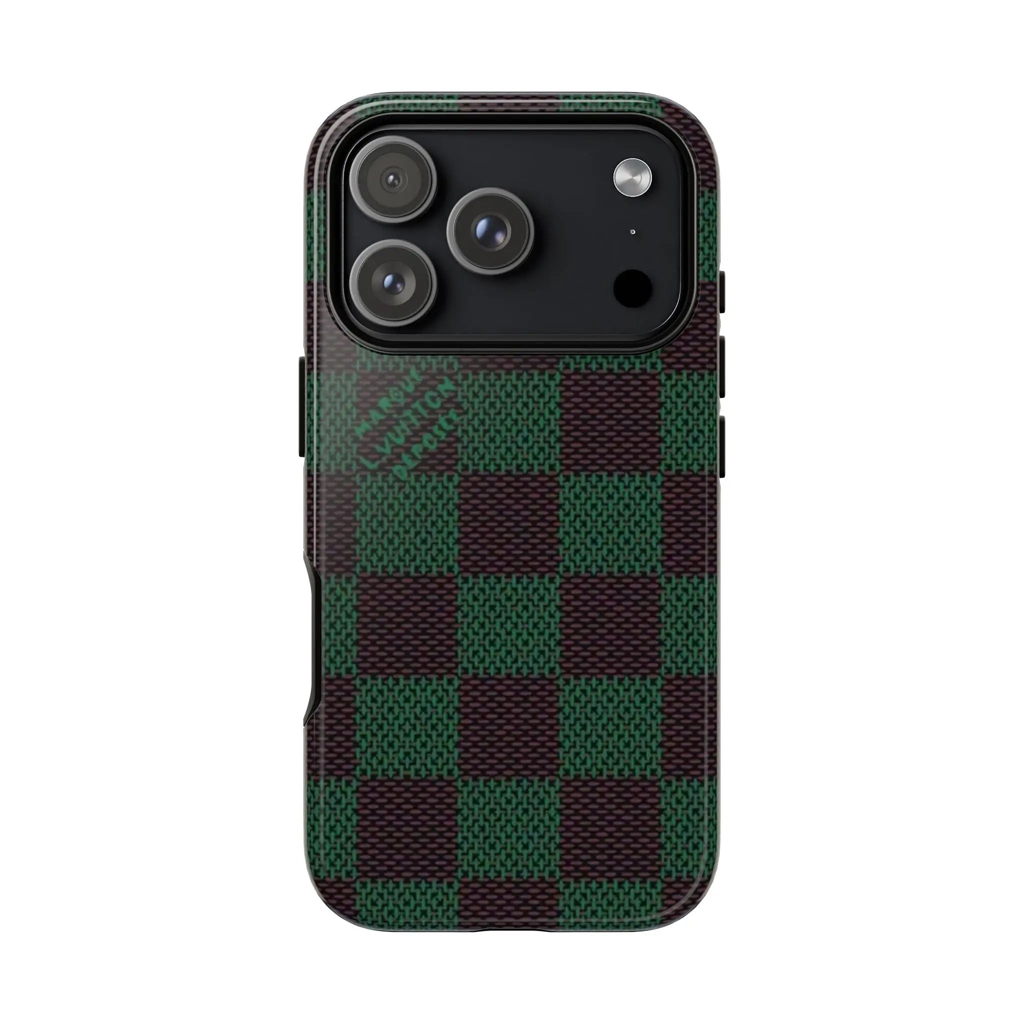 Green Checkerboard throwbackcases