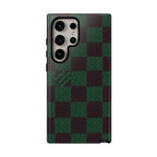 Green Checkerboard throwbackcases