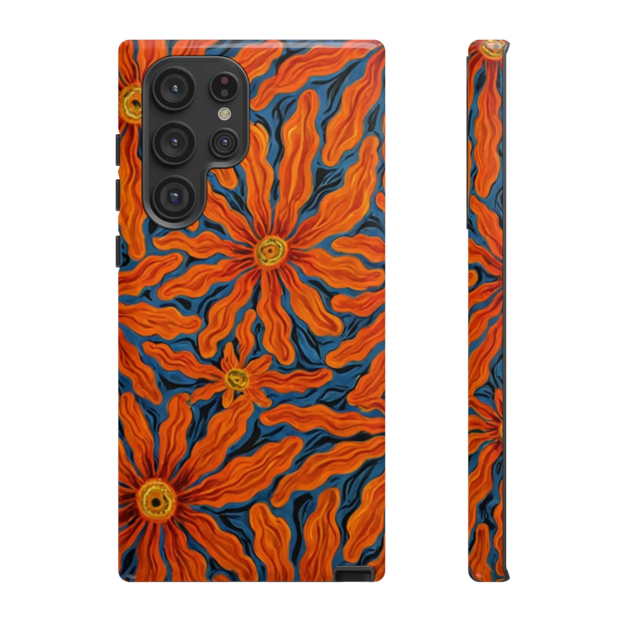 Electric Bloom Tangerine throwbackcases