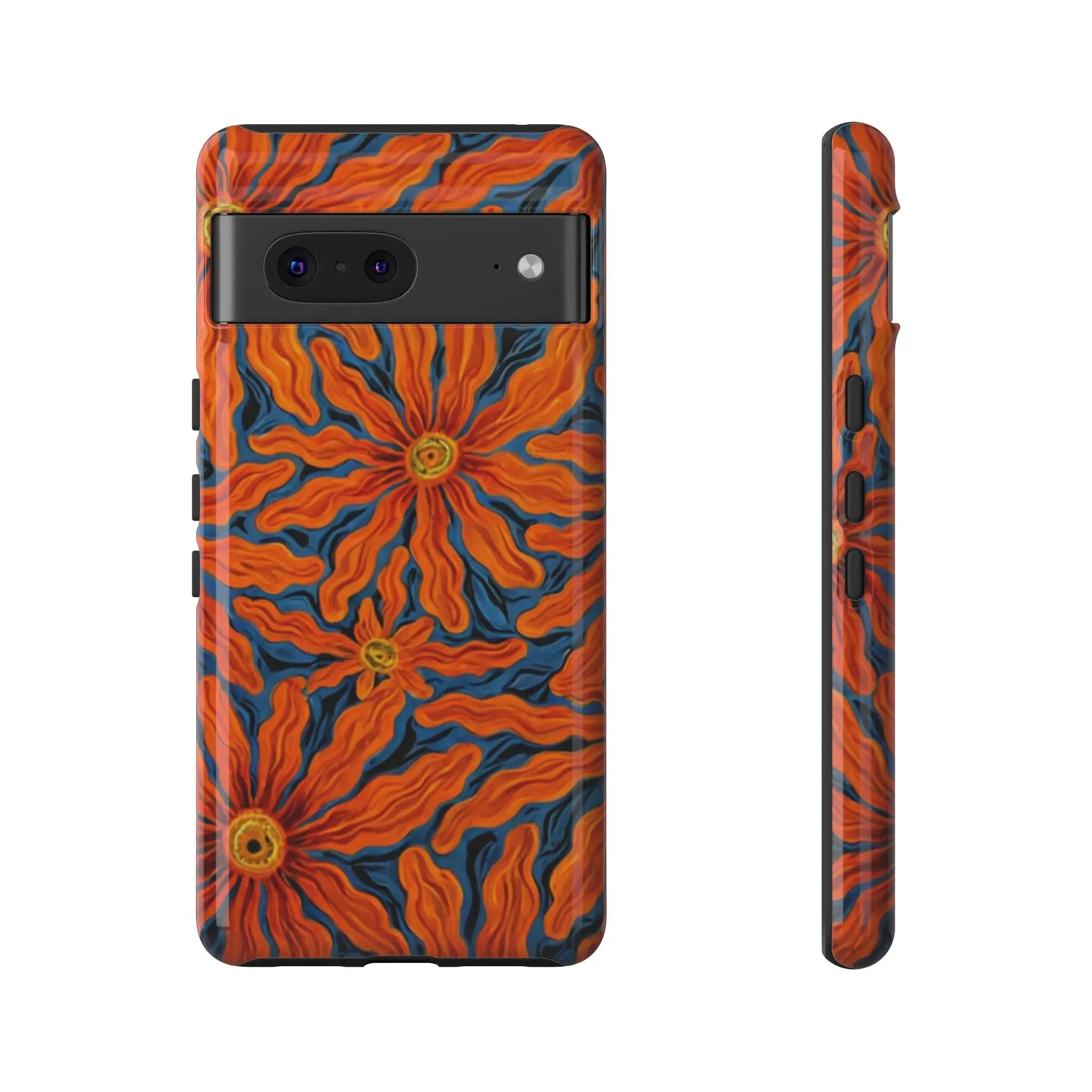 Electric Bloom Tangerine throwbackcases