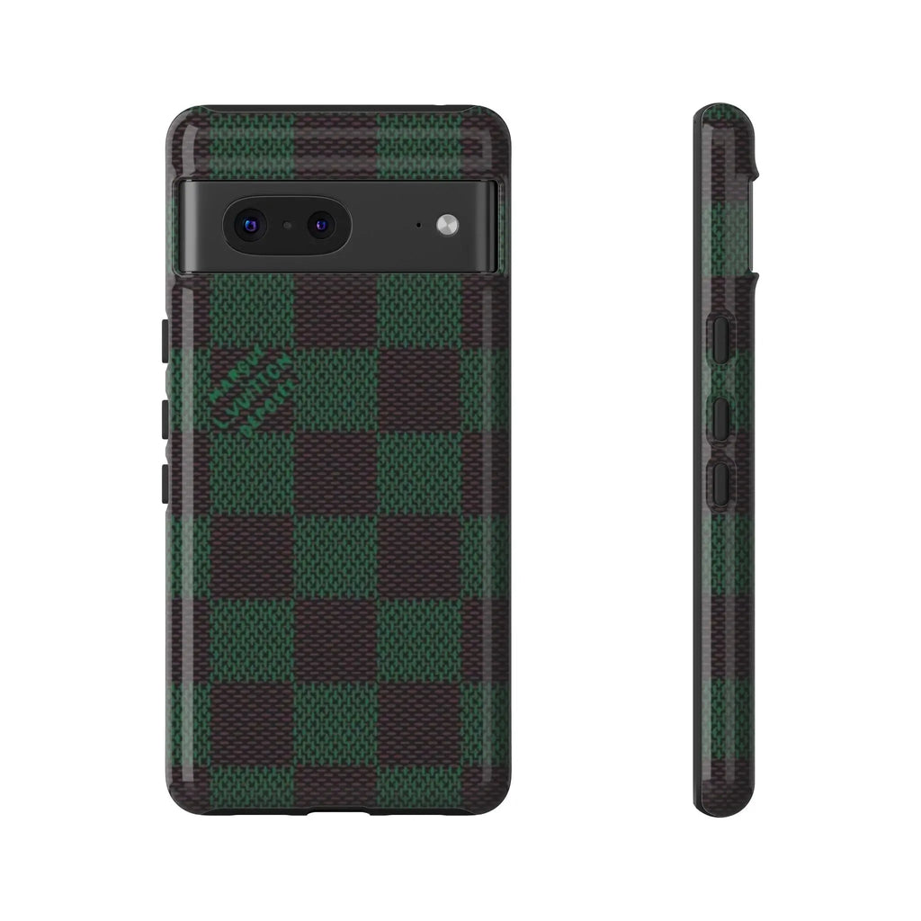 Green Checkerboard throwbackcases