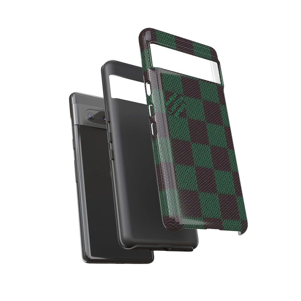 Green Checkerboard throwbackcases