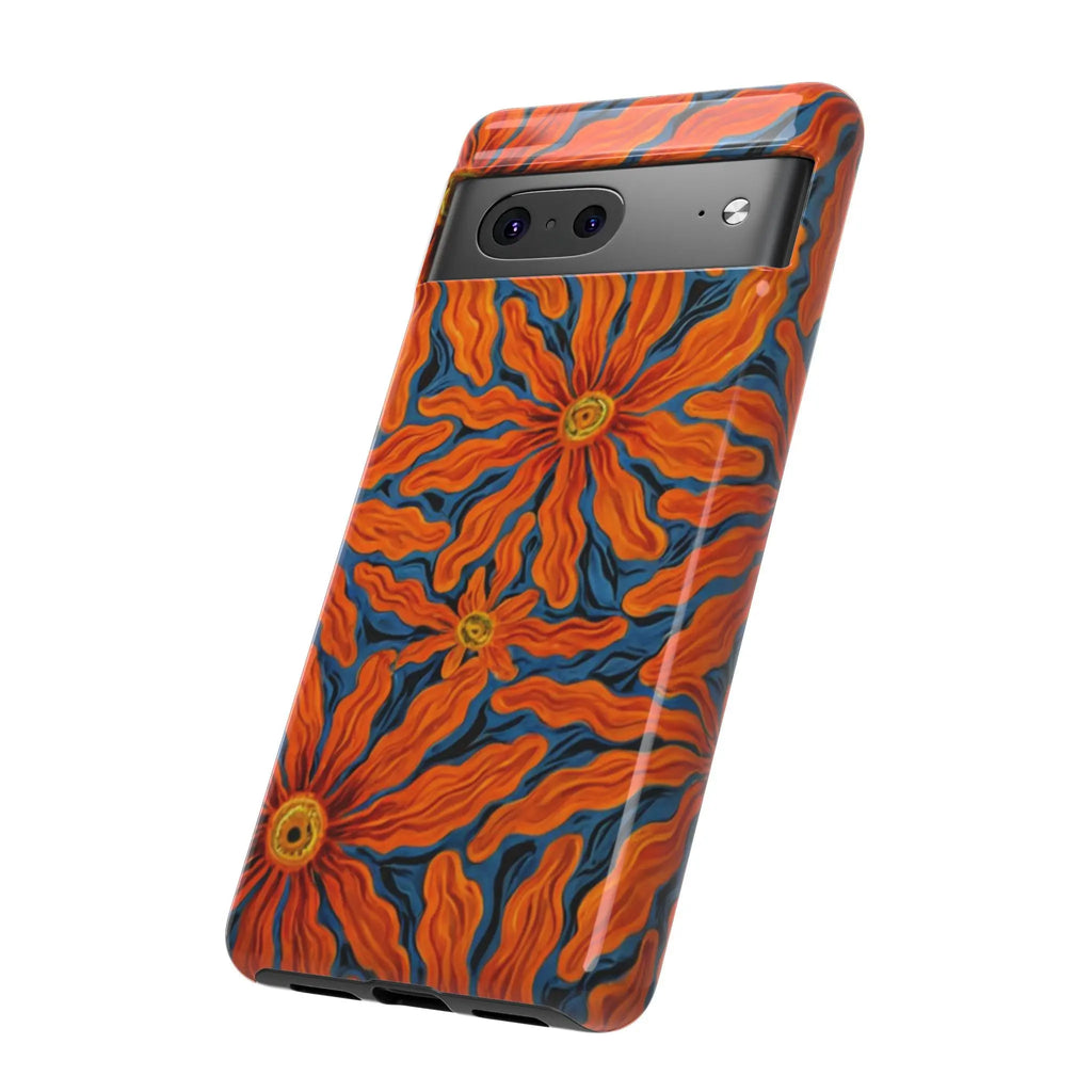 Electric Bloom Tangerine throwbackcases