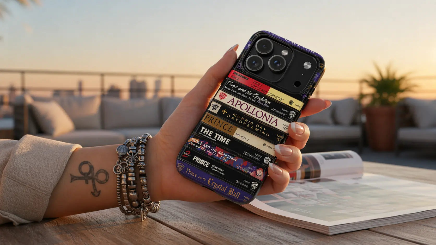Prince Purple Stack throwbackcases