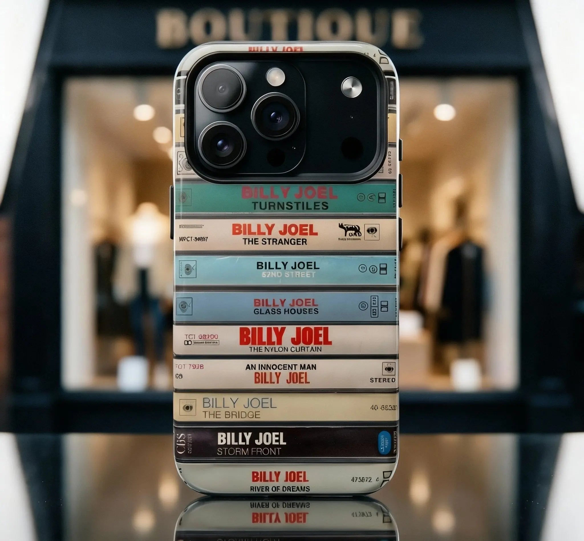 Billy Joel Mixtape Phone Case – Classic Album Stack - Throwbackcases
