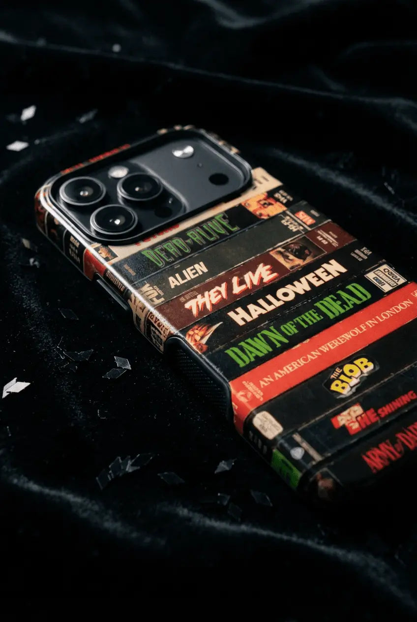 Classic Horror VHS Tape Phone Case - Throwbackcases