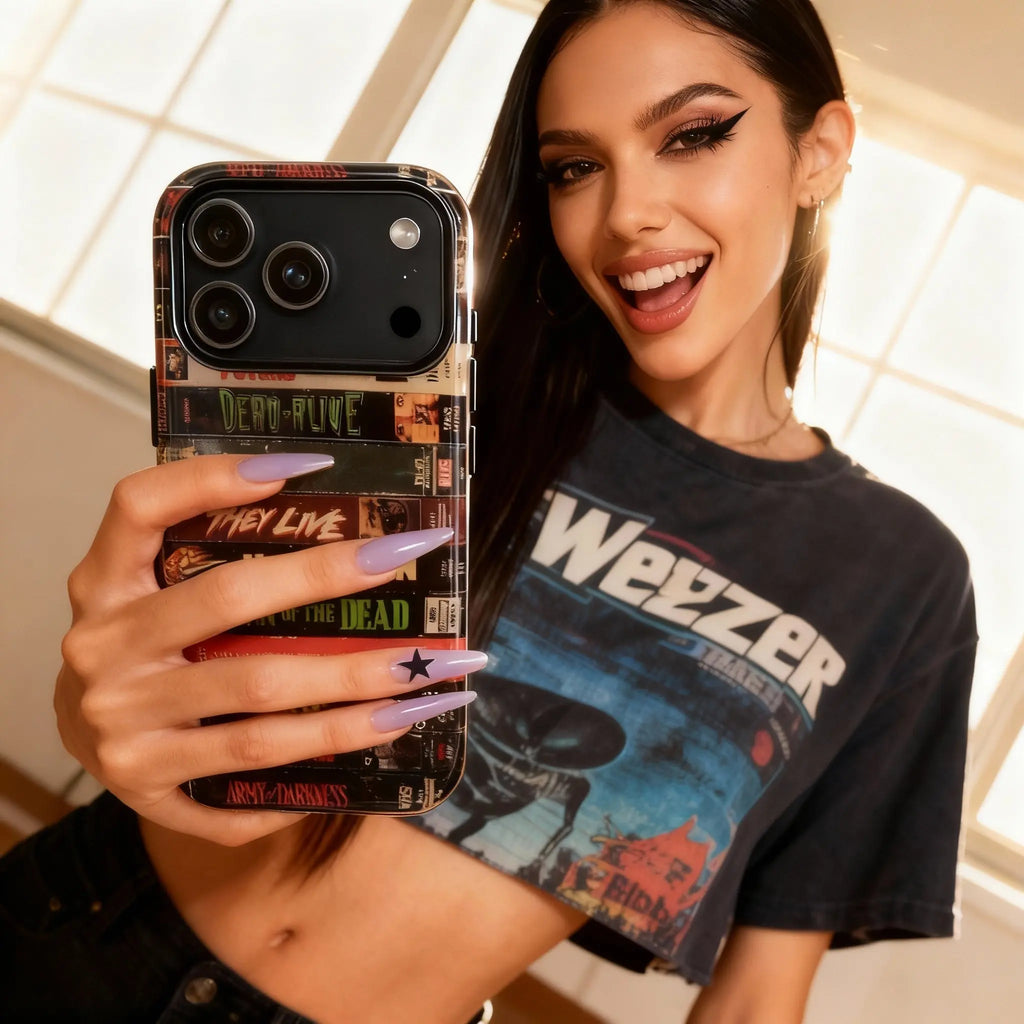 Classic Horror VHS Tape Phone Case - Throwbackcases