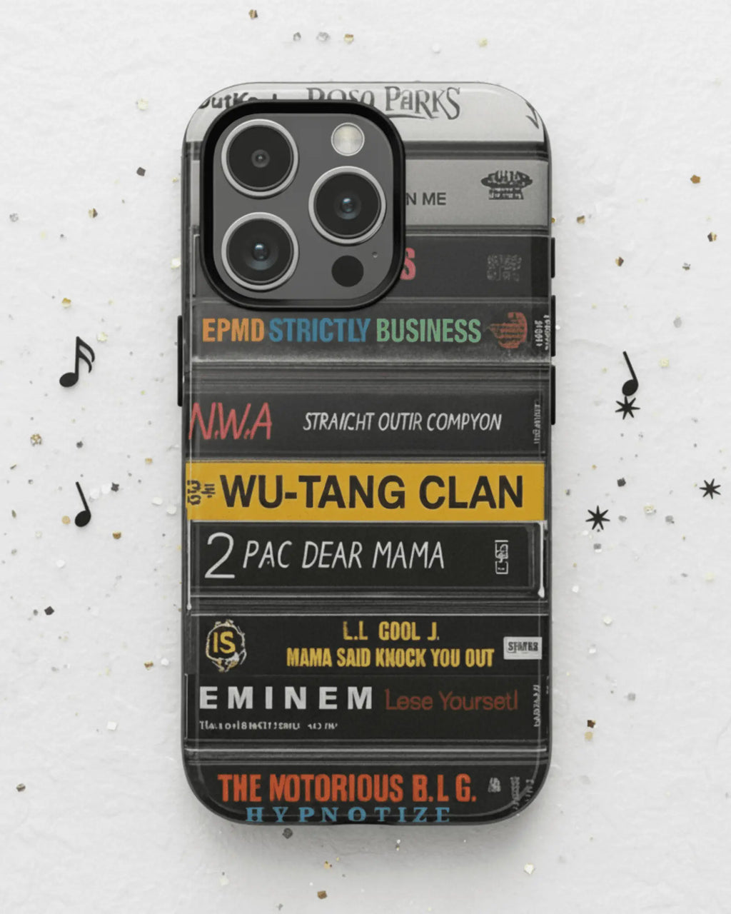 Custom Throwback Case – Build Your Own cassette tape or VHS stack - Up to 14 Titles, Songs/ Movies/ Artists - Throwbackcases