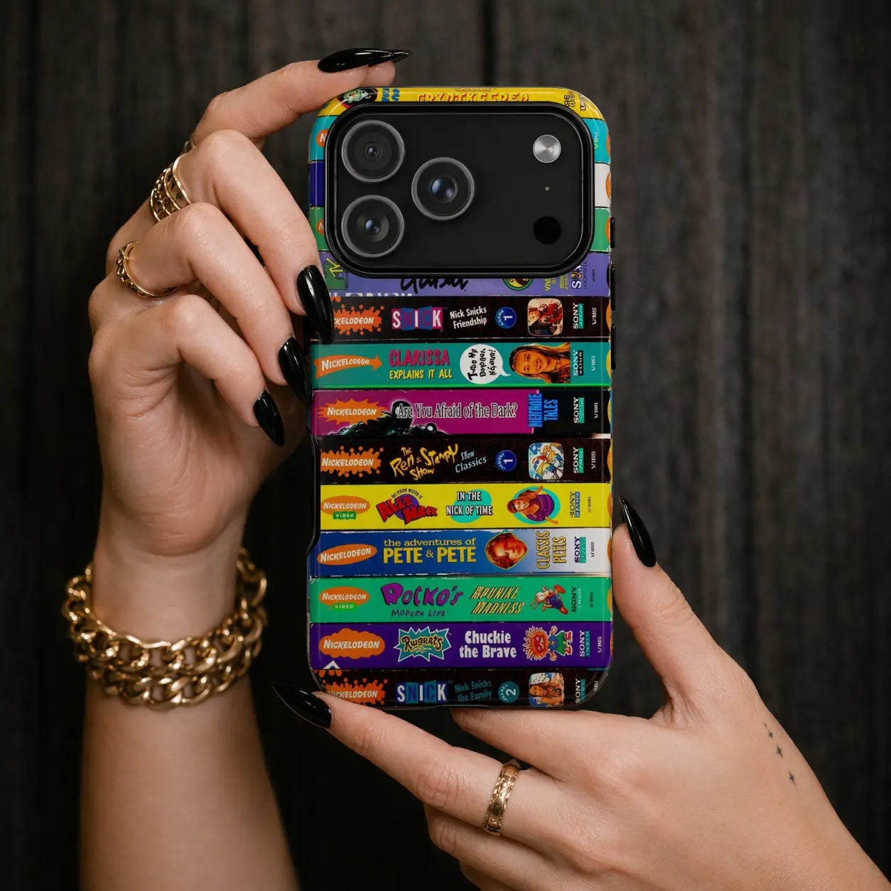 90s Nickelodeon VHS throwbackcases