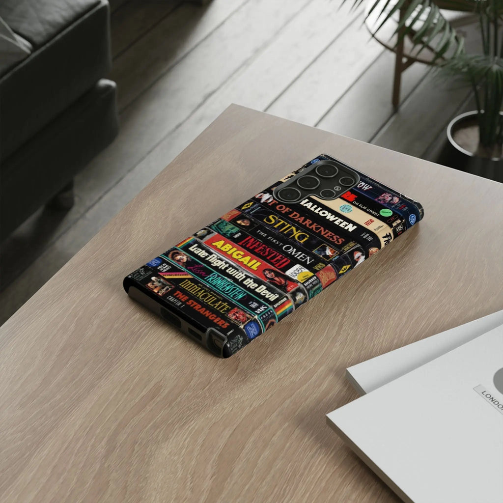 Late - Night Horror VHS Tape Phone Case - Throwbackcases