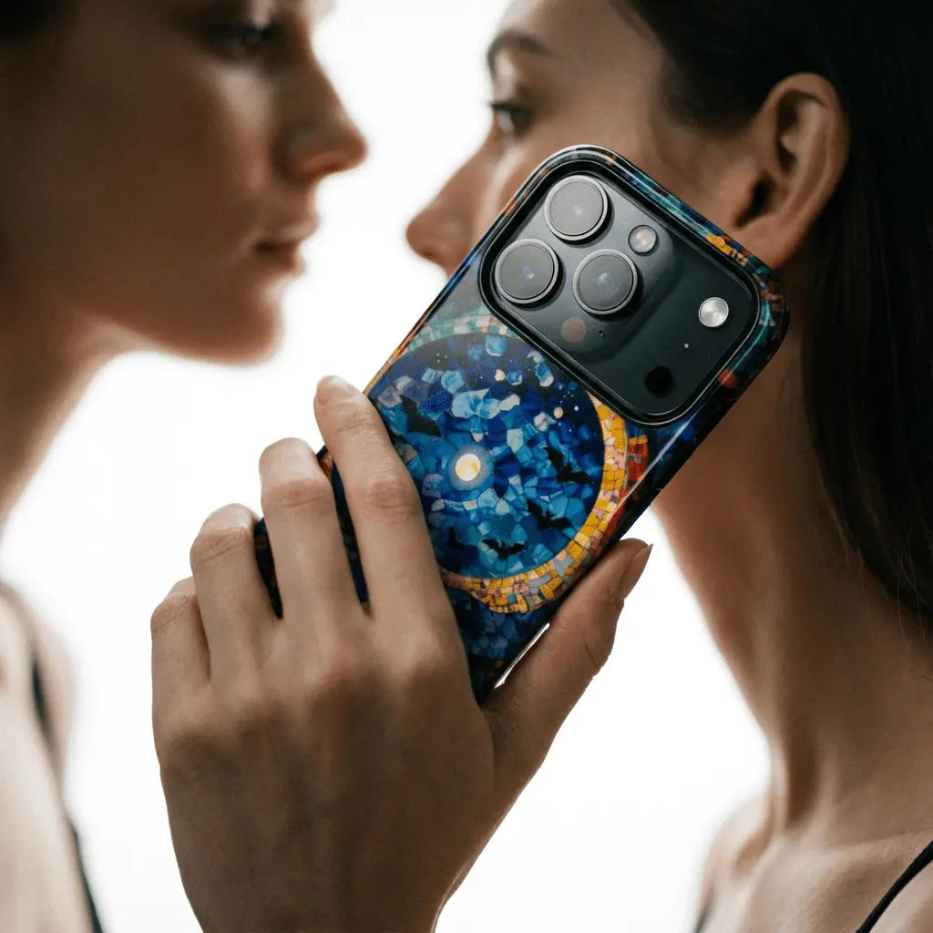 Midnight Mosaic Moon - Throwbackcases