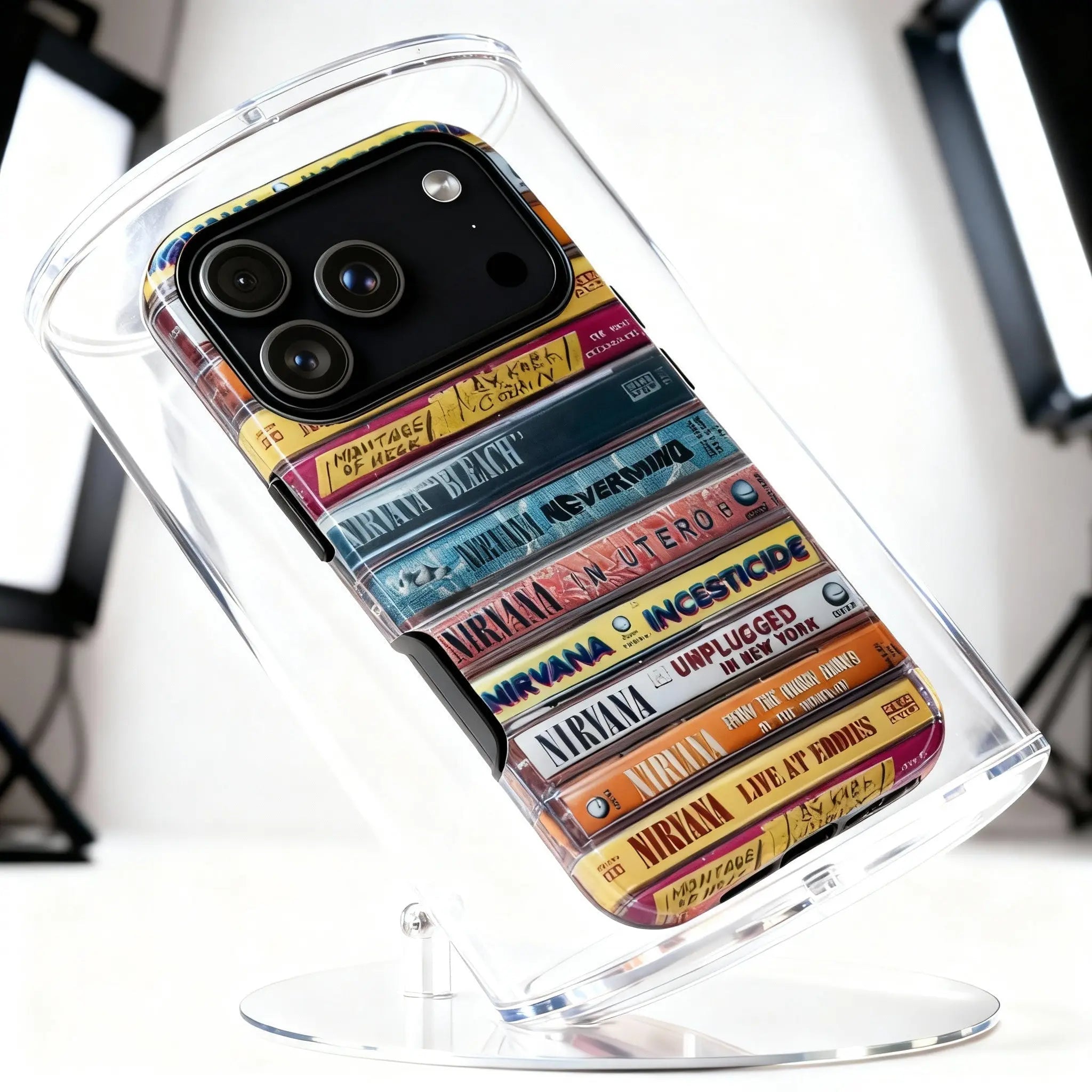 Nirvana Mixtape Phone Case – Grunge Legends Collection - Throwbackcases