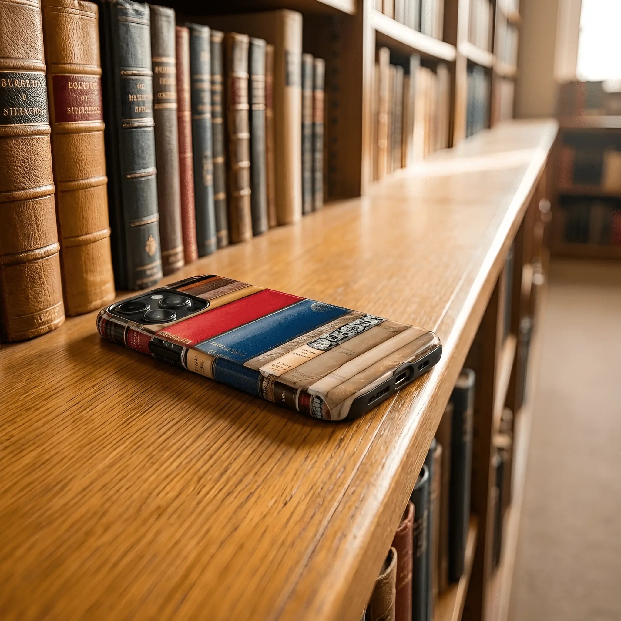 Painted Library Bookshelf - Throwbackcases
