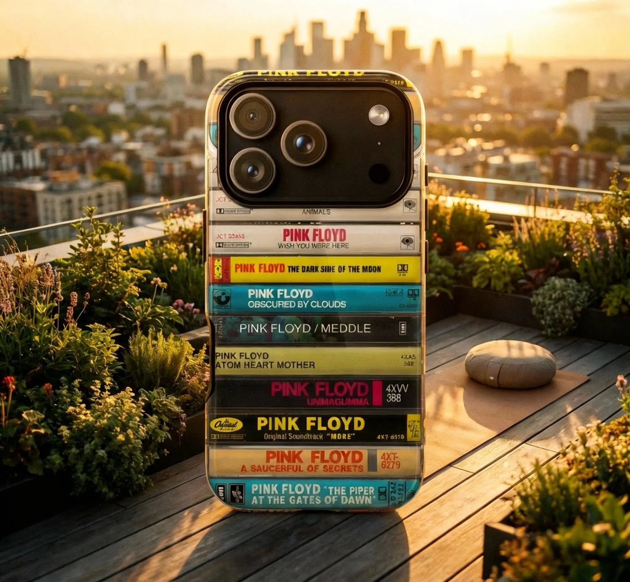Pink Floyd Mixtape Phone Case – Psychedelic Legends Stack - Throwbackcases
