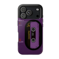 Purple Sony Walkman Cassette Phone Case - Retro 80s Design - Throwbackcases