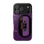 Purple Sony Walkman Cassette Phone Case - Retro 80s Design - Throwbackcases
