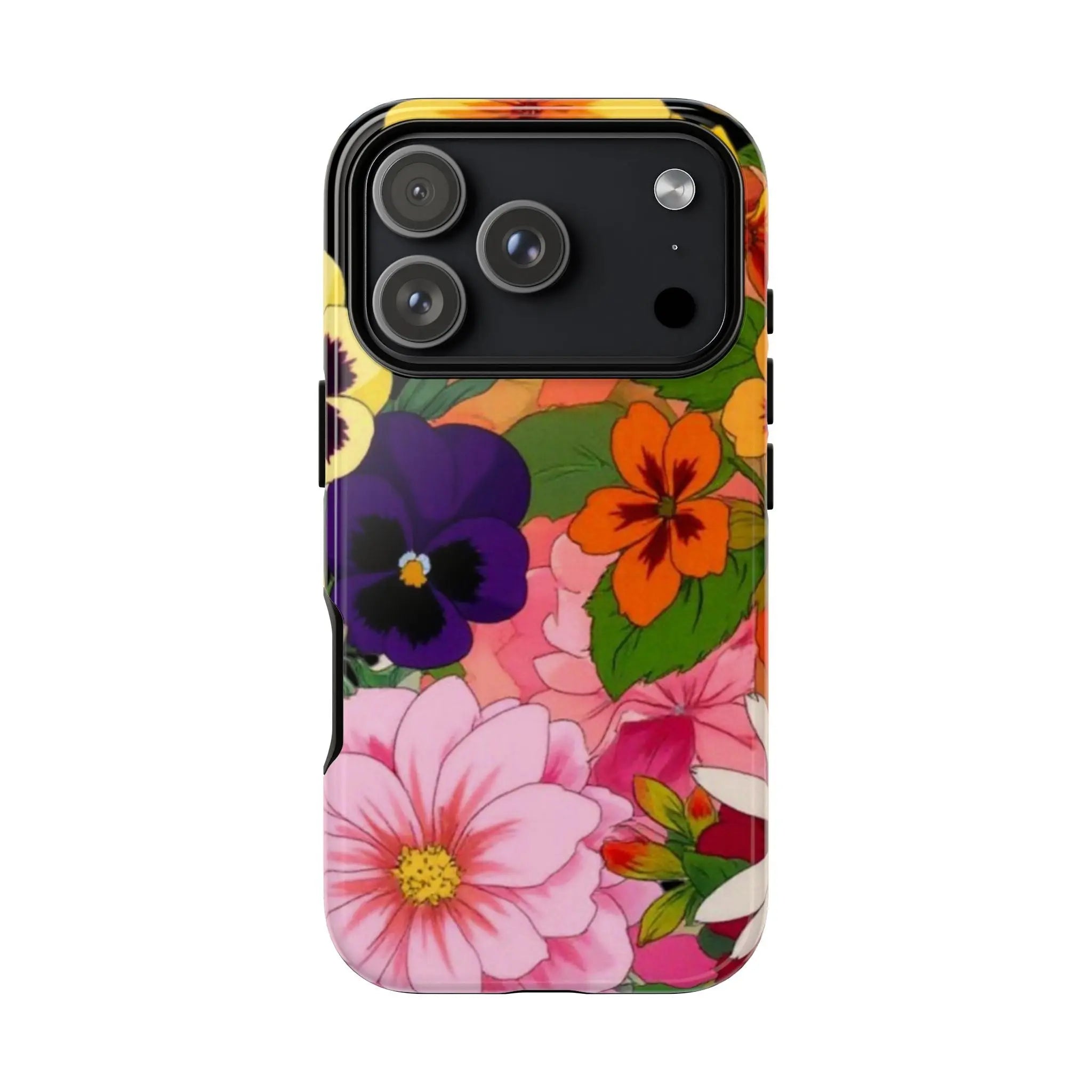 Vintage Floral Garden Collage - Throwbackcases