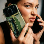 Vintage Green Rotary Telephone - Throwbackcases